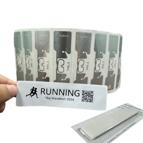 Race Timing Dogbone Inlay UHF RFID tag · 97×27 mm · NXP UCODE 8 (RT-S125)