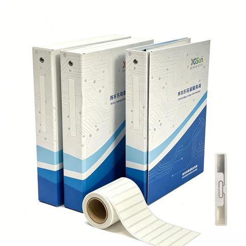 File Tracking UHF RFID label · 98×12 mm · NXP UCODE 9 (RT-S130)